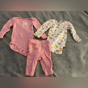 Preemie onesies and pants bundle